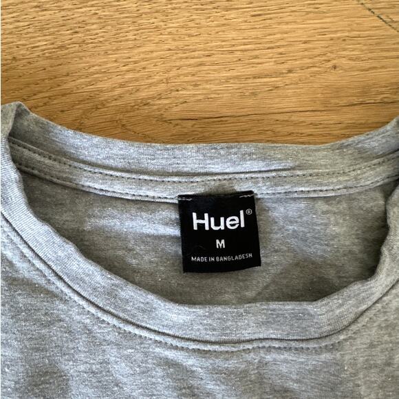 Huel - Logo Crew Neck Short Sleeve Tee in Gray - Picture 2 of 3